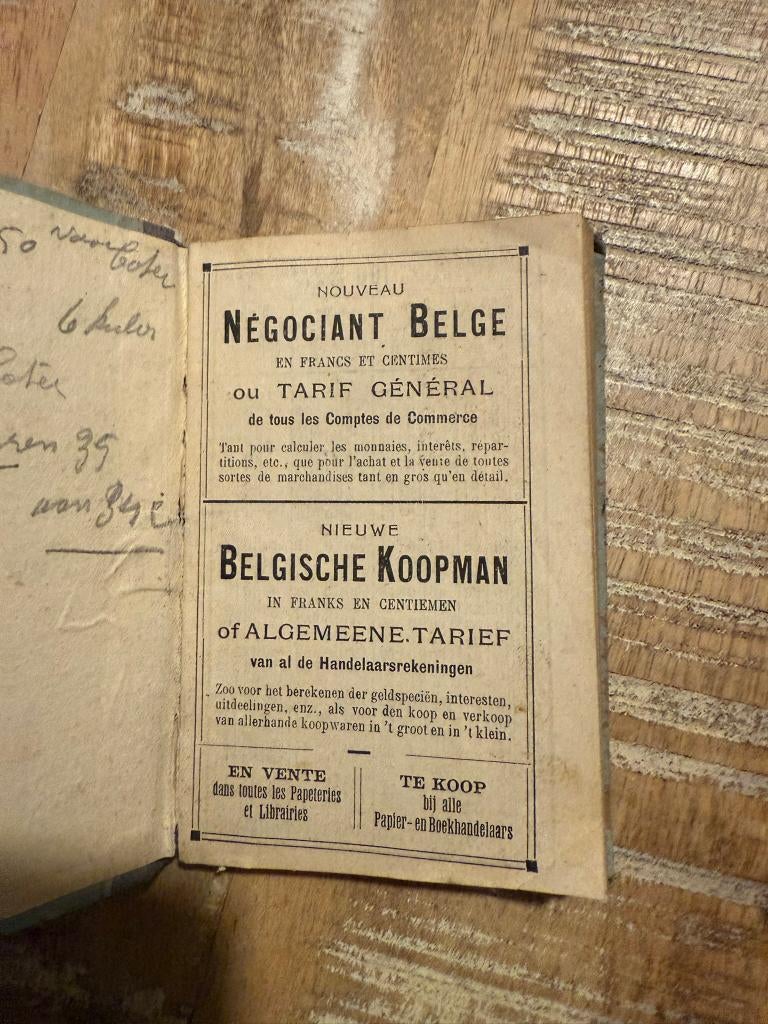 Nieuwe Belgische Koopman in Franks en centiemen, Ophalen of Verzenden