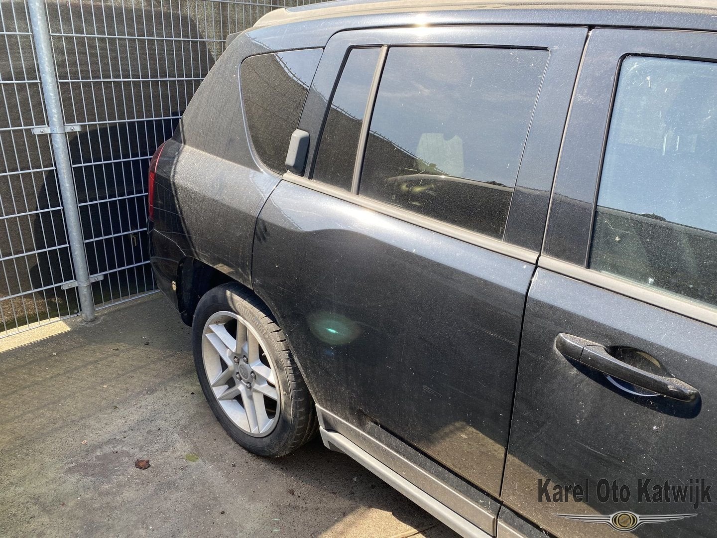 Achterdeur rechts Jeep Compass zwart 2014, Auto-onderdelen, Gebruikt, -, Deur, -