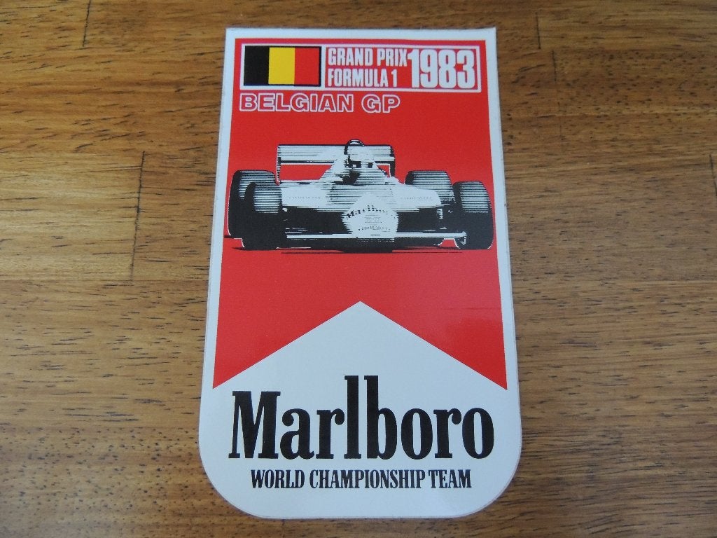 Marlboro WCT GP F1 Belgian 1983, Envoi, Comme neuf, Voiture ou Moto