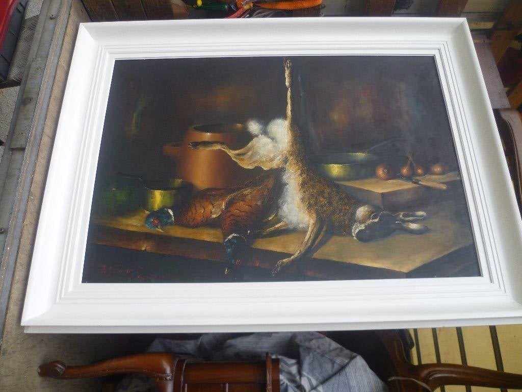 GROOTE SCHILDERIJ OP DOEK, Ophalen, Doek