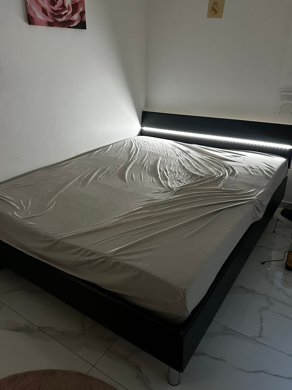 Bed 160/200, Huis en Inrichting, Slaapkamer | Boxsprings, Ophalen, Zo goed als nieuw