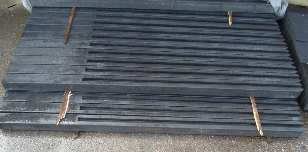 platen betonpalen schutting palen beton antraciet paal plank, Ophalen, Nieuw