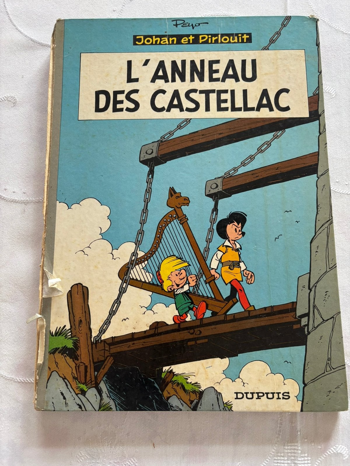 Johan et Pirlouit L'ANNEAU DES CASTELLAC 1969, Une BD, Enlèvement ou Envoi, Utilisé