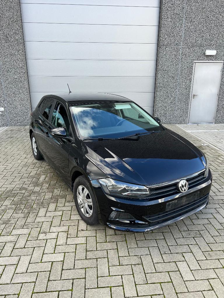 VW polo 1.0 Benzine / 2018 / euro 6 / 1J garantie, Auto's, Voorwielaandrijving, Stof, Zwart, 5 deurs