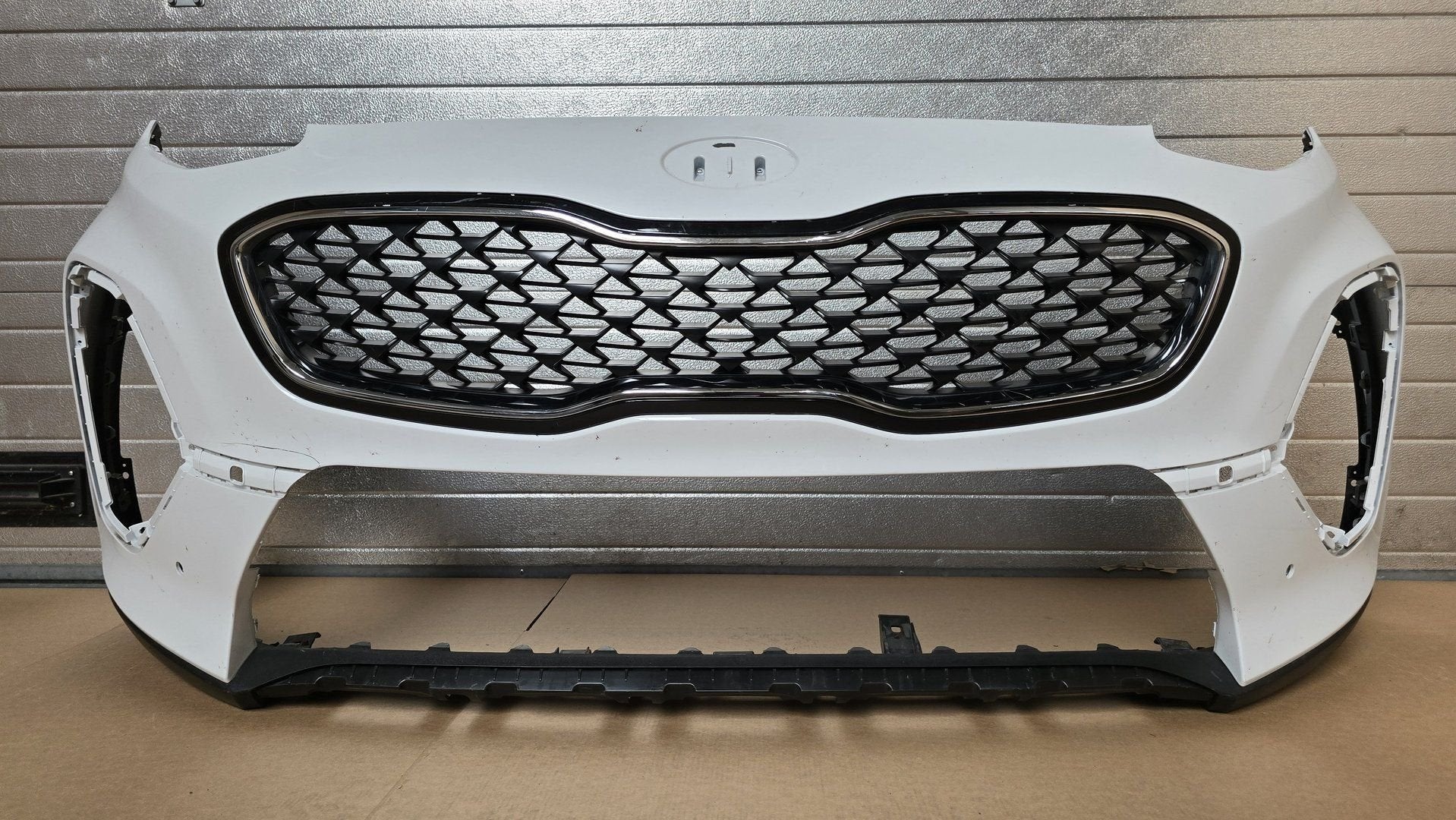 Voorbumper KIA Sportage 4 IV Facelift 86512-F1500 Origineel, Gebruikt, -, Voor, Ophalen of Verzenden