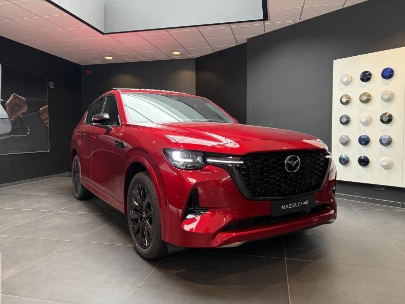 Mazda CX-60 2.5L e-SKYACTIV PHEV- AWD HOMURA PLUS, Autos, Rouge, Achat, Euro 6, https://public.car-pass.be/vhr/98942155-7da7-41b7-9d4f-001ac143490a