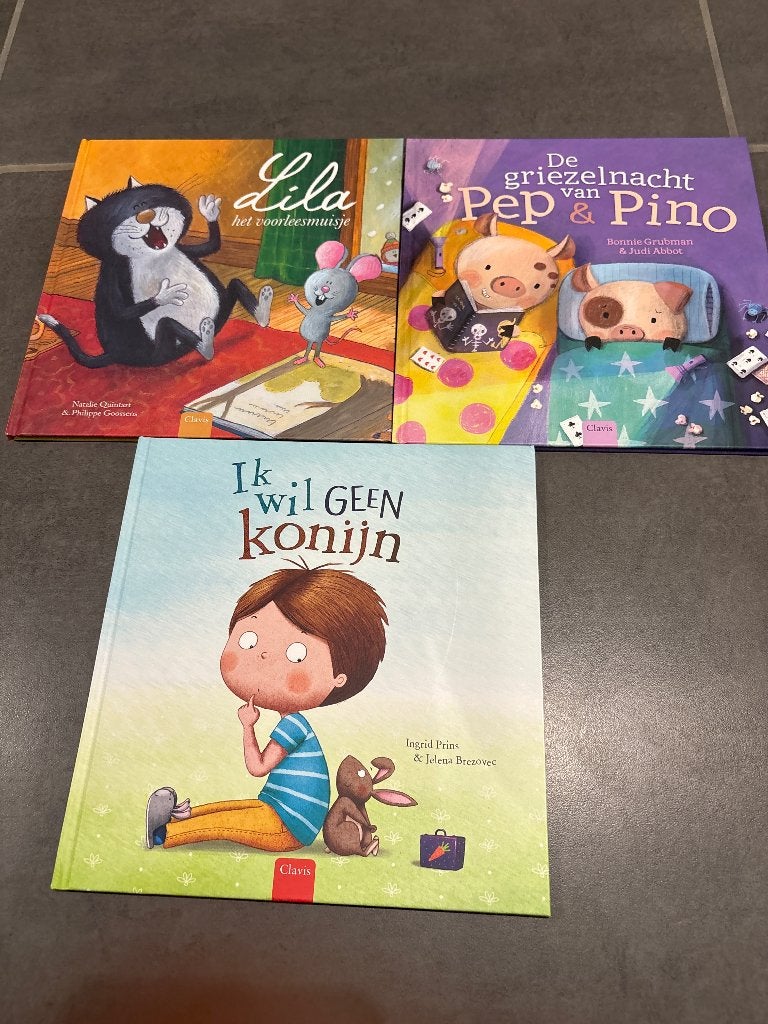 3 prentenboeken van clavis, Enlèvement ou Envoi, Comme neuf