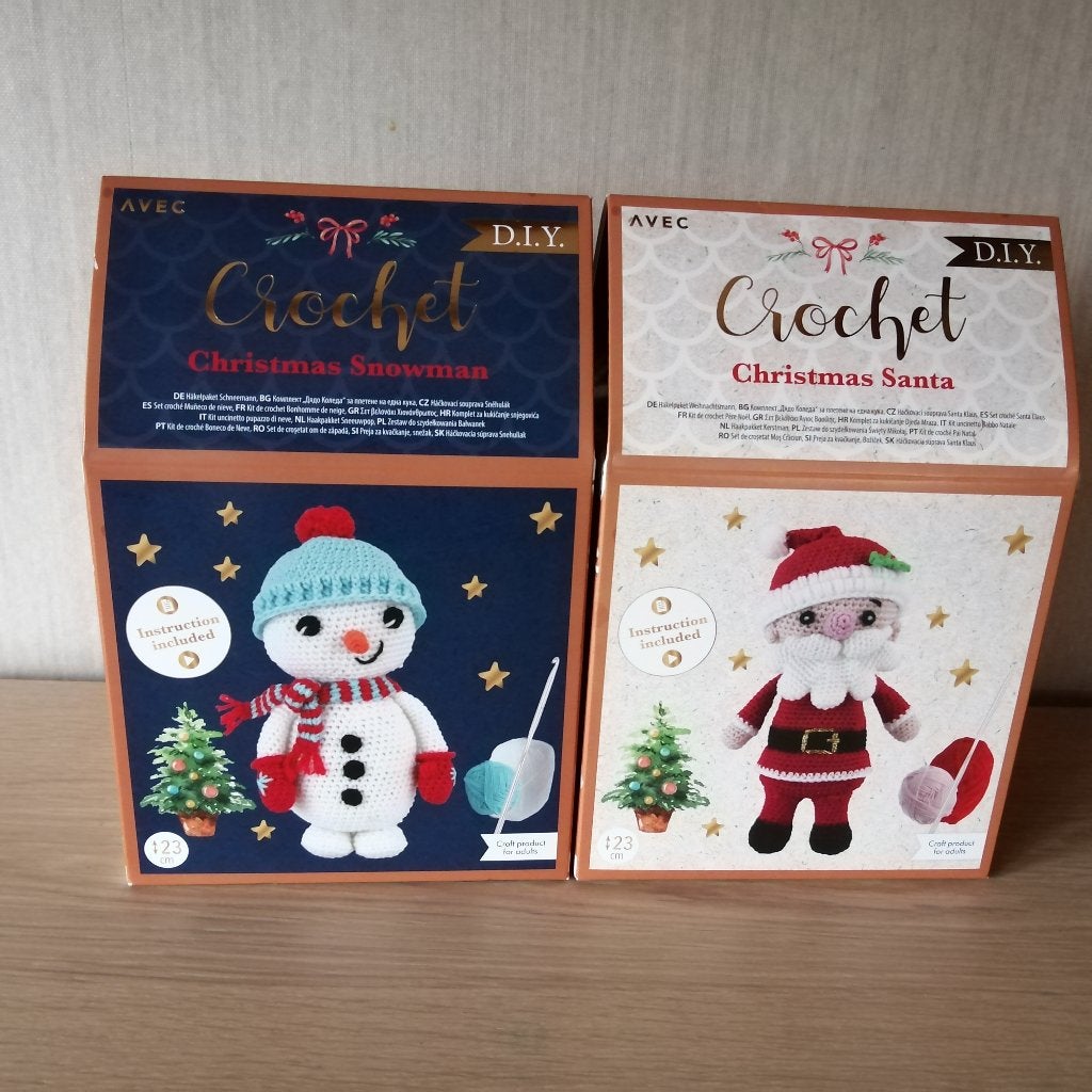2 dozen Chrochet DIY (sneeuwman en kerstman ), Ophalen of Verzenden, Nieuw