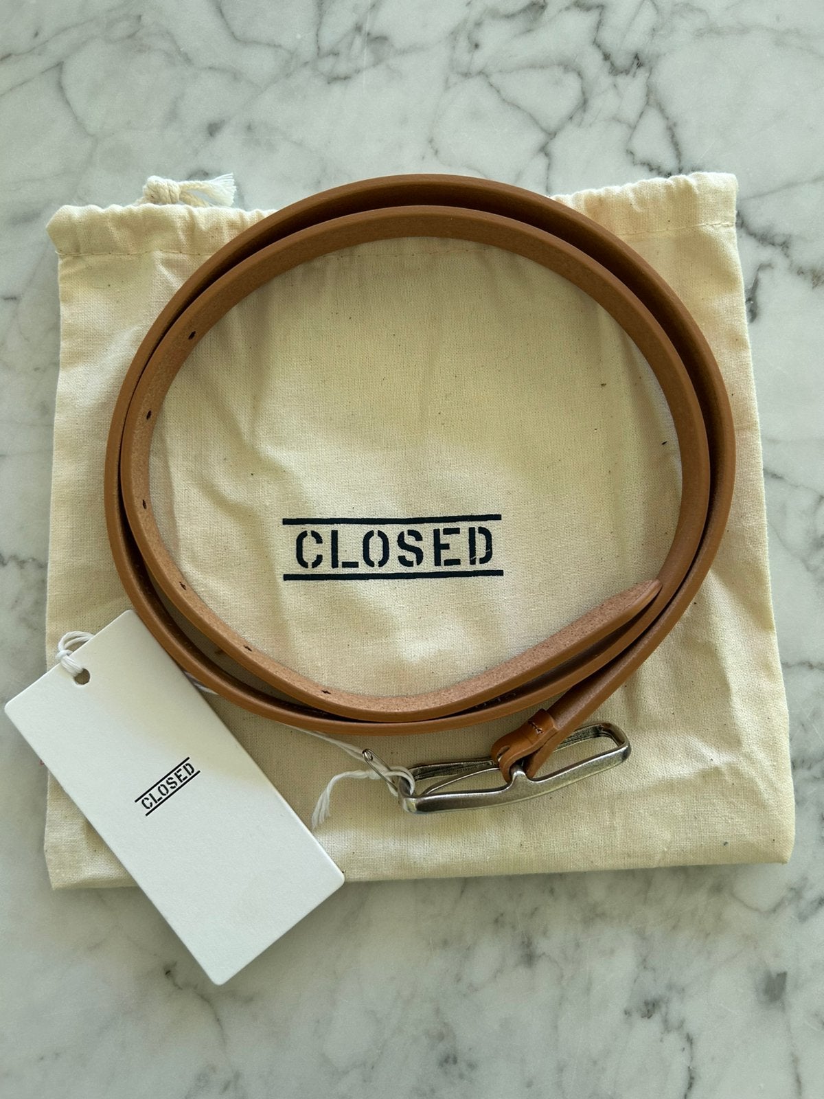 Closed licht bruin fijne riem 130 eur, Kleding | Dames, Verzenden, Zo goed als nieuw, Bruin