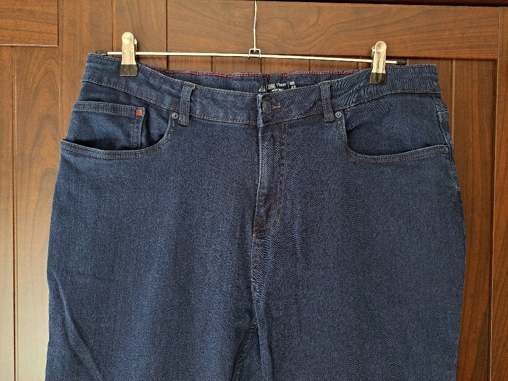 Mooie jeansbroek van Bel & Bo in maat 48, Gedragen, Verzenden, Blauw, Overige jeansmaten