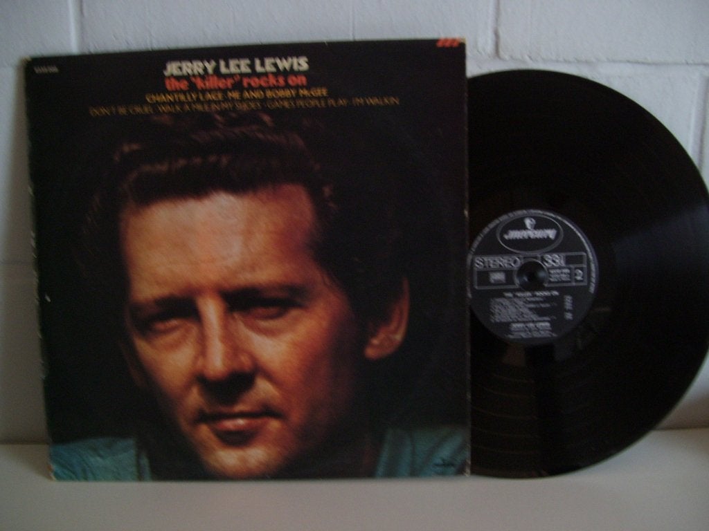 JERRY LEE LEWIS  the killer rocks on, Pressage original, Enlèvement ou Envoi, Rock 'n' roll, Utilisé