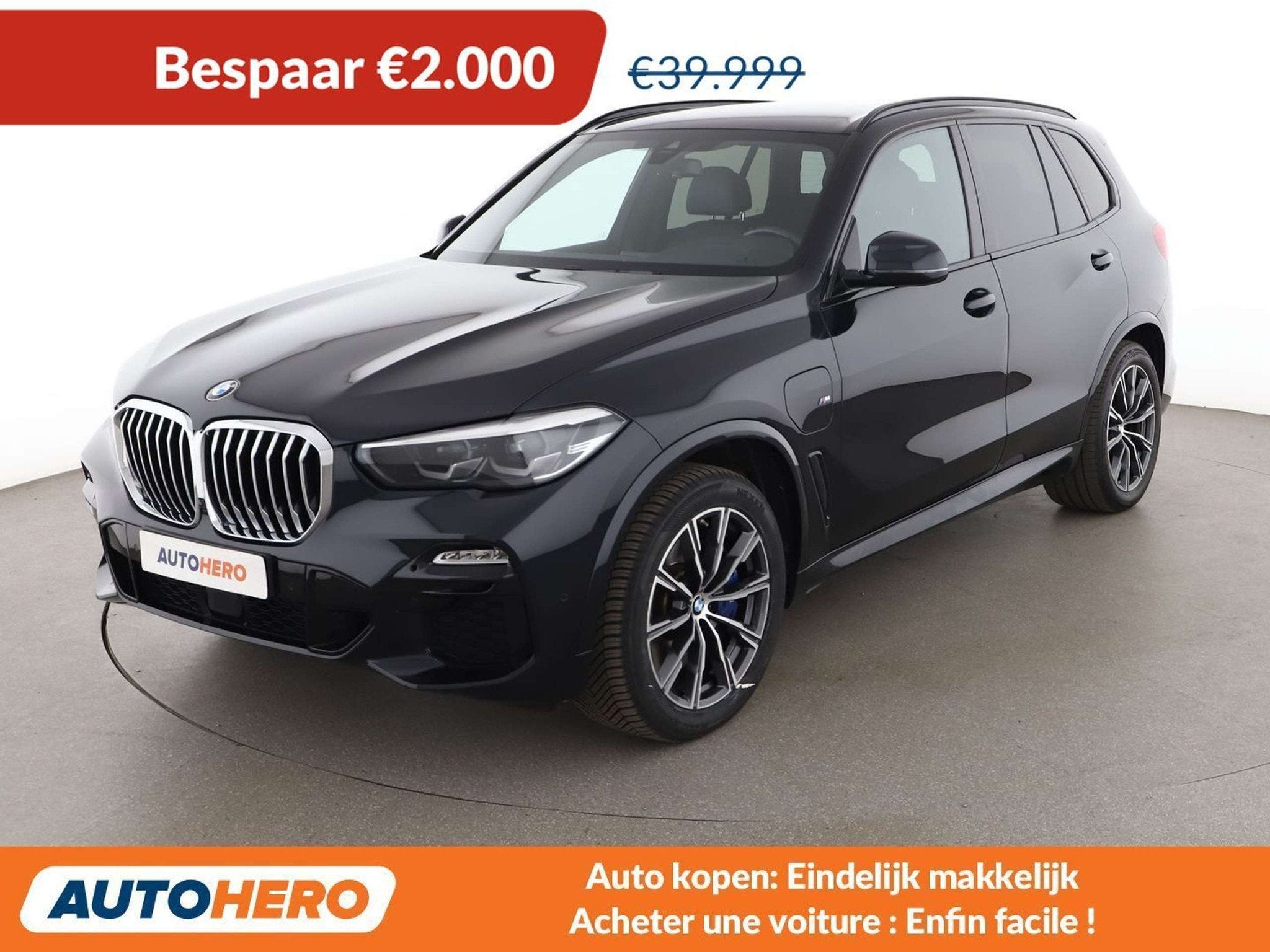 BMW X5 xDrive 45e M Sport (année de construction 2019), Cuir, Achat, Noir, 5 places
