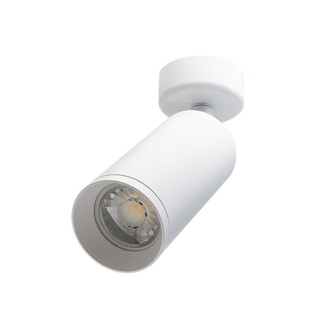 3 witte spots inclusief GU10 lichtbron, Maison & Meubles, Lampes | Spots, GU10, Comme neuf, Compatible pièces humides, Enlèvement
