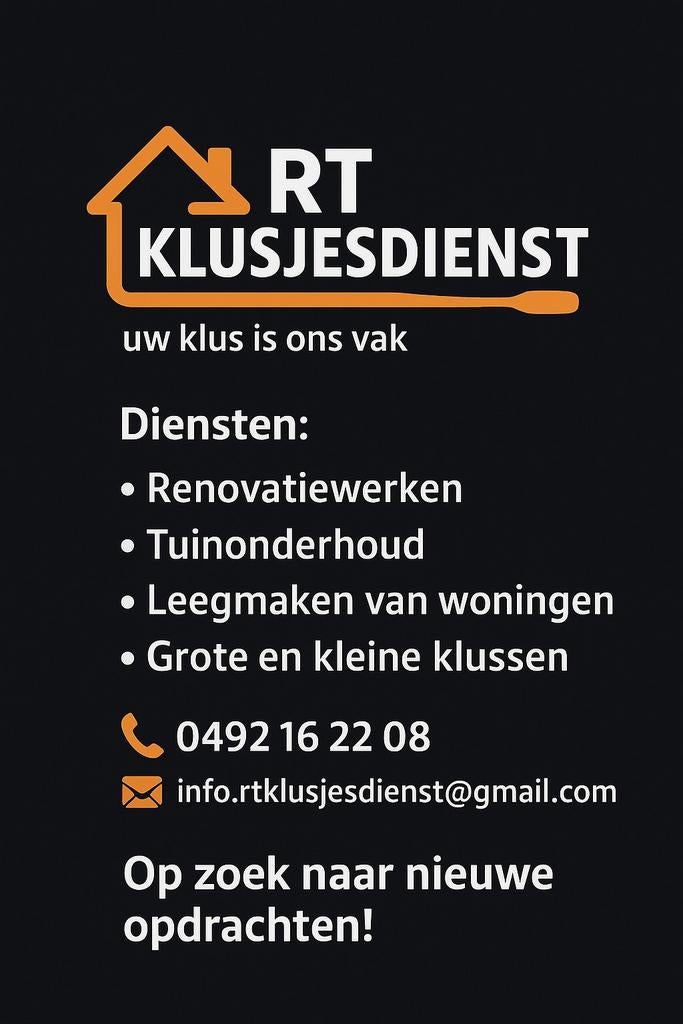Klusjesman  beschikbaar