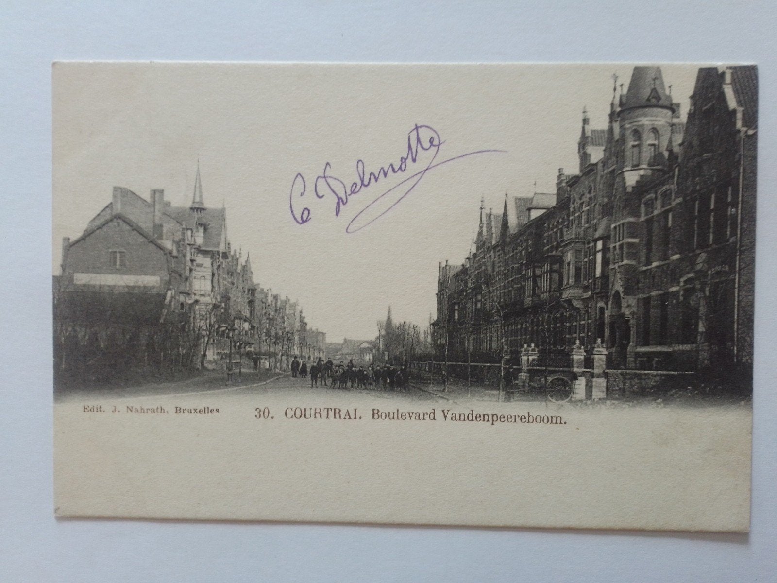 COURTRAI 1902 COURTRAI BOULEVARD VANDENPEEREBOOM, Envoi, Avant 1920, Affranchie, Flandre Occidentale