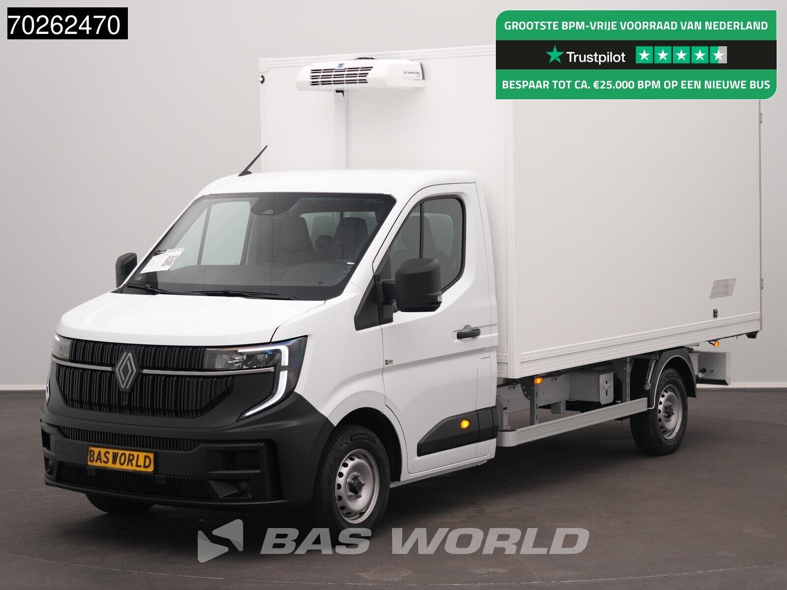 Renault Master 170PK BPM VRIJ! Koelwagen 2025model BPM vrij!, Auto's, 1998 cc, Stof, Euro 6, 4 cilinders