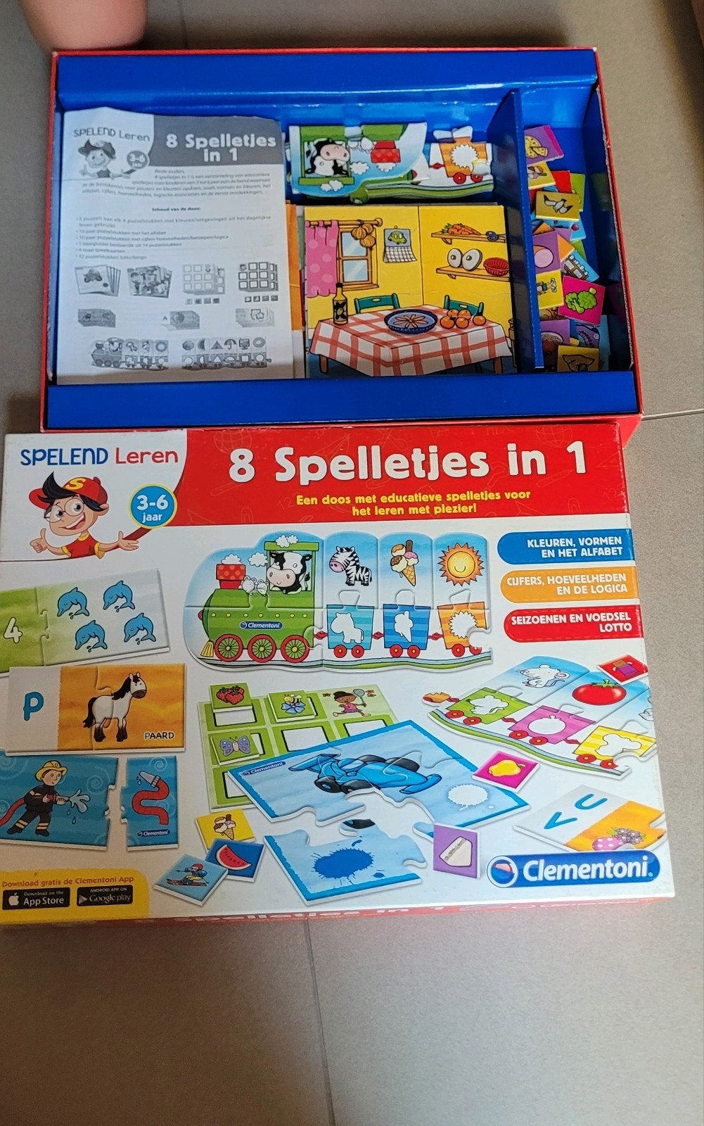spelend leren 8 in 1 3-6 jaar, Hobby & Loisirs créatifs, Jeux de société | Autre, Enlèvement, Comme neuf