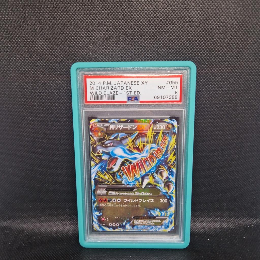Charizard EX Wild Blaze 1ère édition PSA 8, Enlèvement ou Envoi