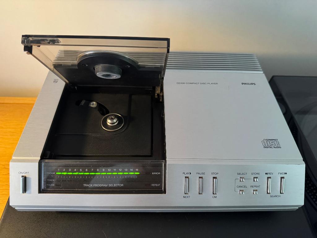 Philips CD-100/30 speler, Ophalen, Gebruikt, Philips