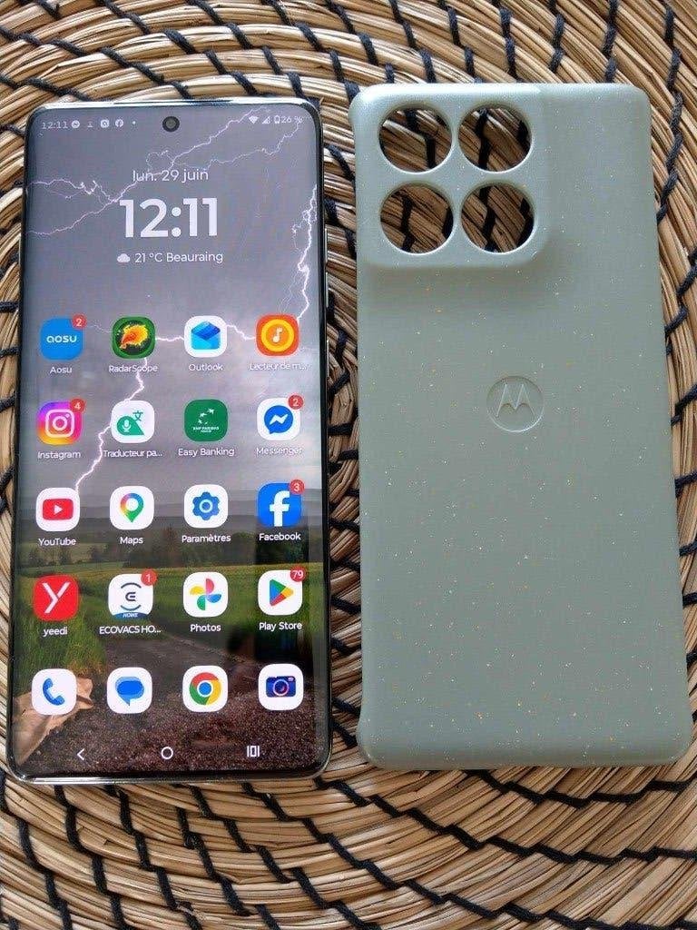 Motorola edge 60 pro comme NEUF sous garantie, Télécoms, Téléphonie mobile | Motorola, Enlèvement, Comme neuf, Sans simlock