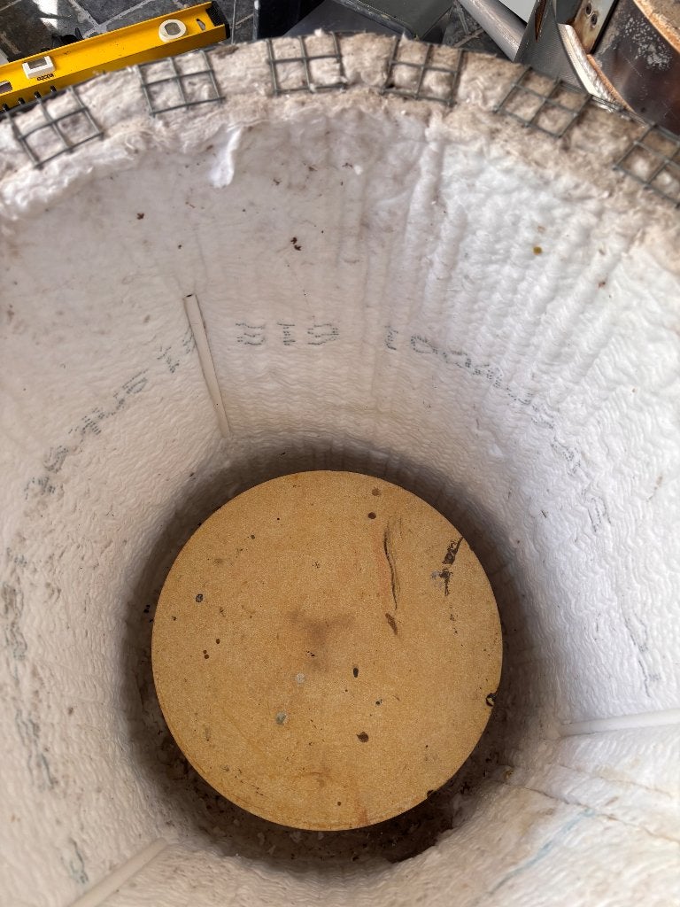 raku oven, Ophalen, Gebruikt