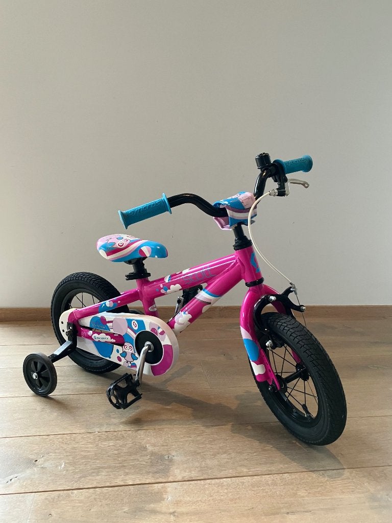 Kinderfiets - Scott Contessa - 12inch, Ophalen, Velgrem, 14 inch of minder, Scott