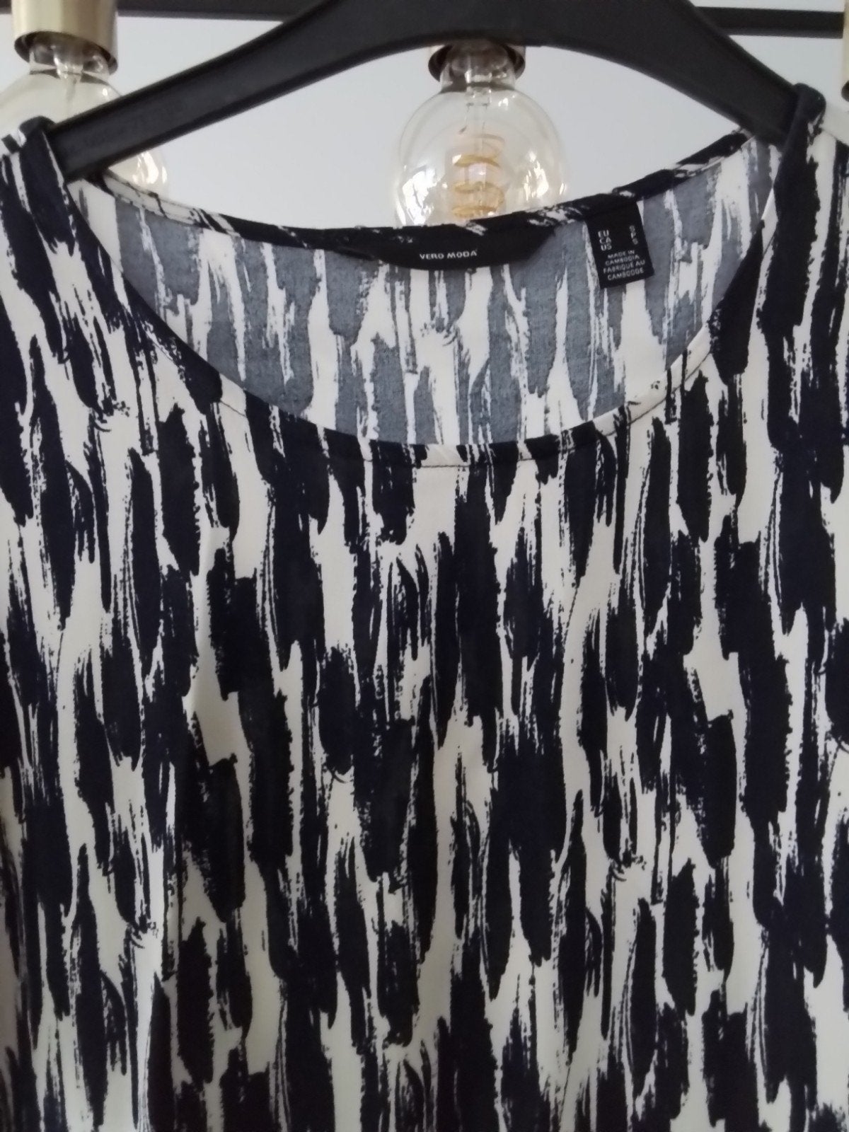 Zomerkleedje met kapmouwtjes., Kleding | Dames, Gelegenheidskleding, Vero Moda, Maat 36 (S), Gedragen, Verzenden