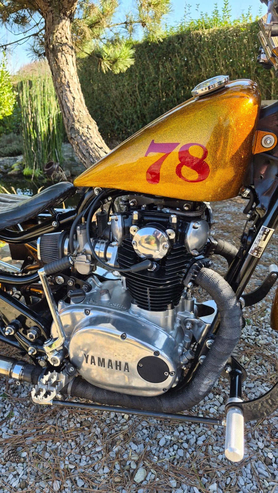 yamaha xs 650 Bobber 1978, Préparation complète, Motos, Occasion, 2 cylindres, Particulier, 650 cm³