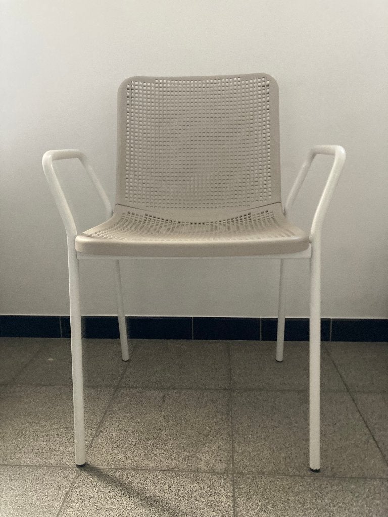 Terrasstoelen, Tuin en Terras, Ophalen of Verzenden, Zo goed als nieuw, Metaal, Stapelbaar