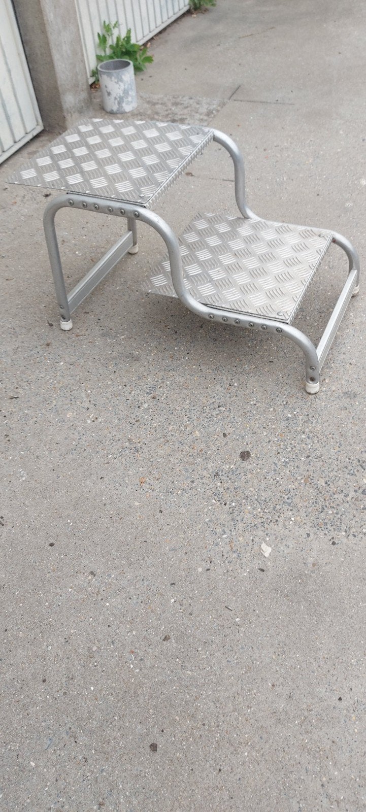 opstap caravan, Ophalen, Aluminium