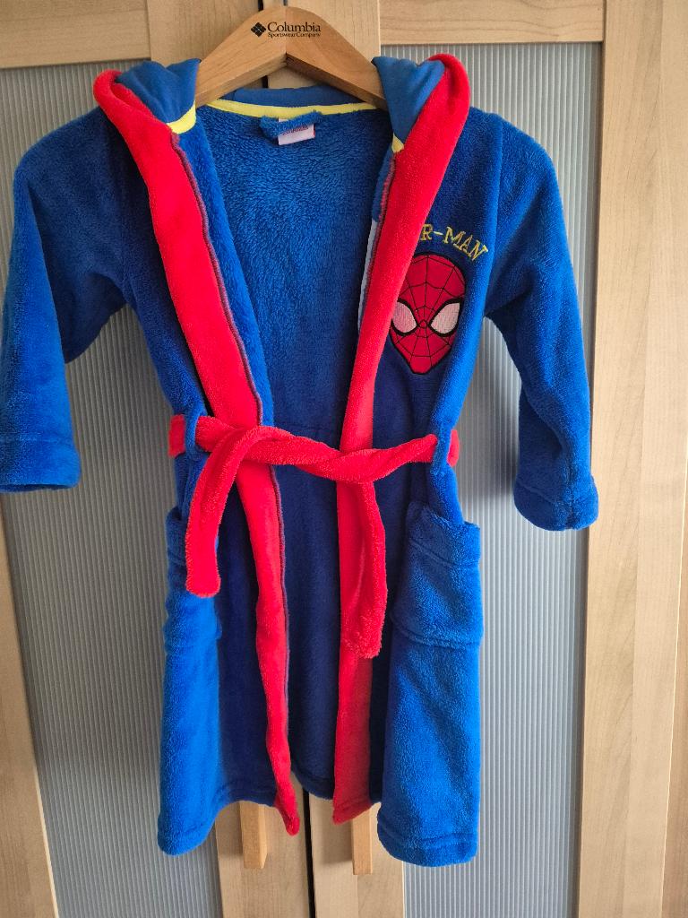 Peignoir pour garçon - Spiderman - bleu/rouge - 4-5 ans, Neuf, Garçon, Enlèvement ou Envoi, Marvel