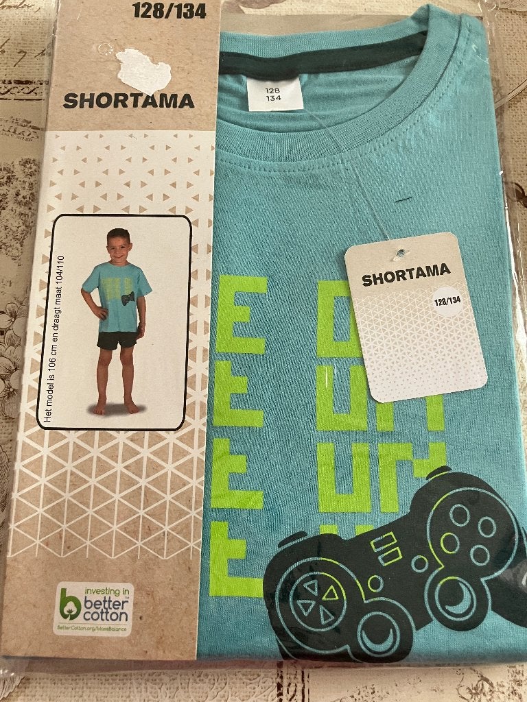 Nieuwe pyjama ' Game on ' Maat 116 /122, Kinderen en Baby's, Kinderkleding | Maat 116, Ophalen of Verzenden, Nieuw, Jongen, Nacht- of Onderkleding