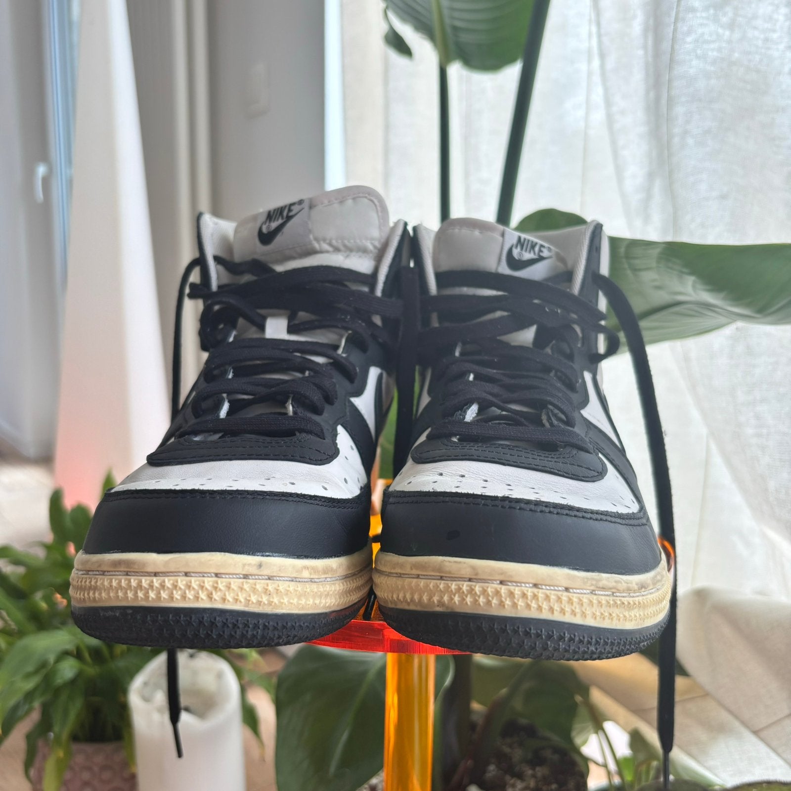 Nike Terminator High PRM Panda / Phantom Black, Ophalen of Verzenden, Gedragen, Wit, Sneakers