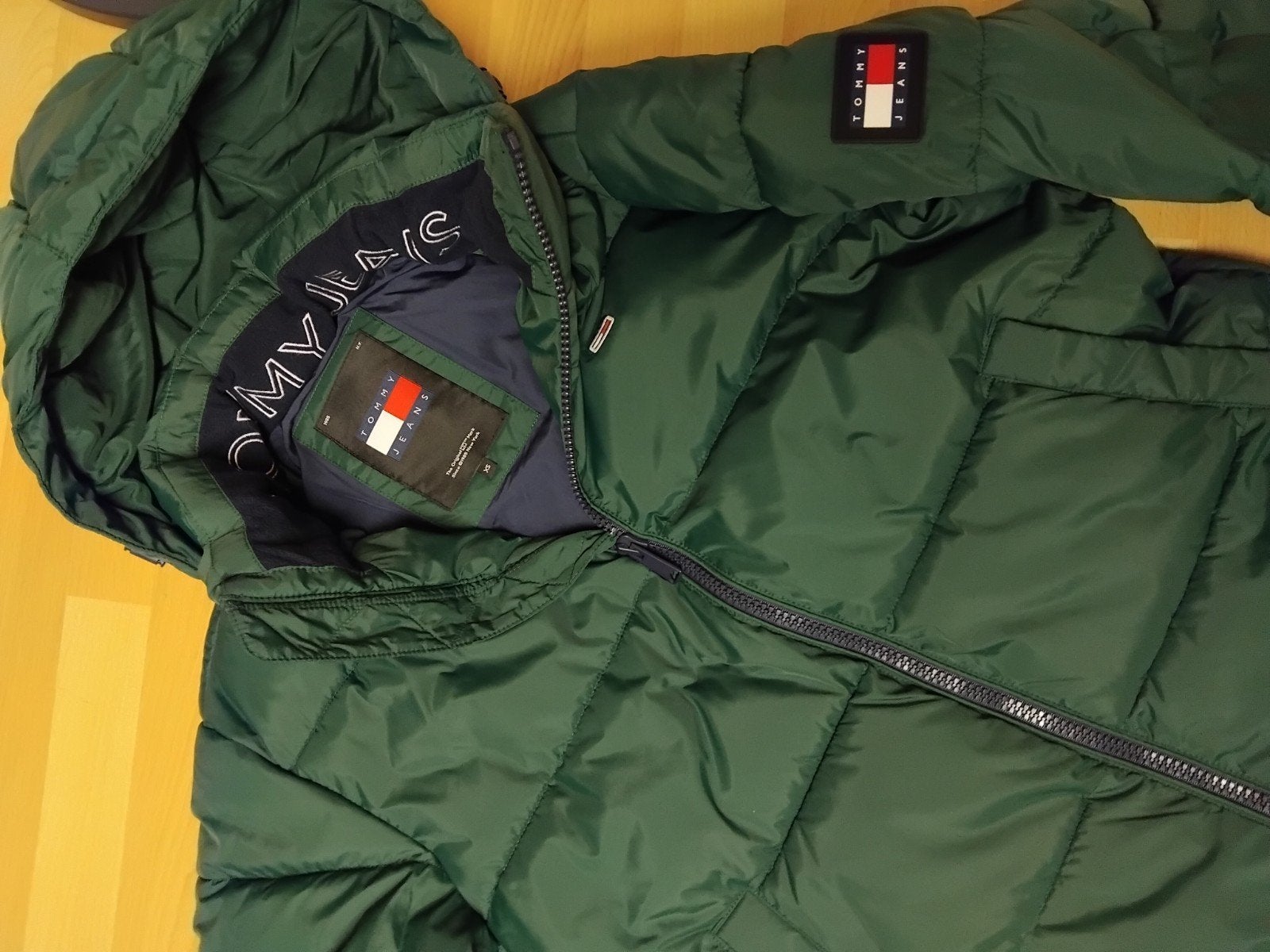 winterjas Tommy hilfiger, Ophalen, Zo goed als nieuw, Tommy hilfiger, Groen