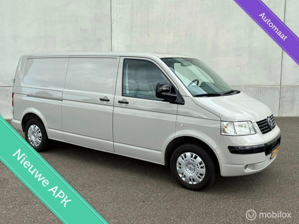 Volkswagen Transporter 2.5 TDI L2H1 AIRCO AUTOMAAT, Auto's, Automaat, Stof, Gebruikt, Volkswagen