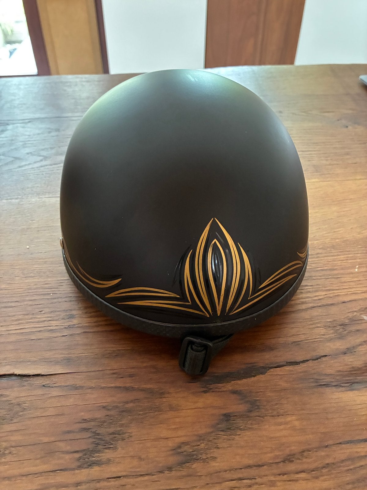Caferacer helm/custom pinstripe, Motoren, Ophalen, M