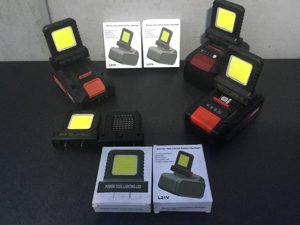 LED verlichting voor alle lithium machine accu’s, Ophalen of Verzenden, Nieuw, Overige materialen, Vloerspot of Grondspot