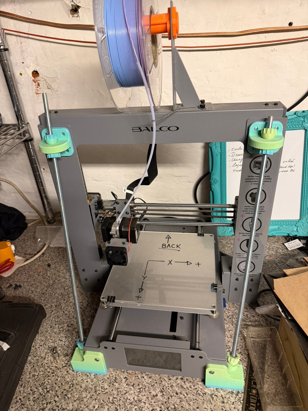 Imprimante 3D Balco touch, Enlèvement, Utilisé, Filament
