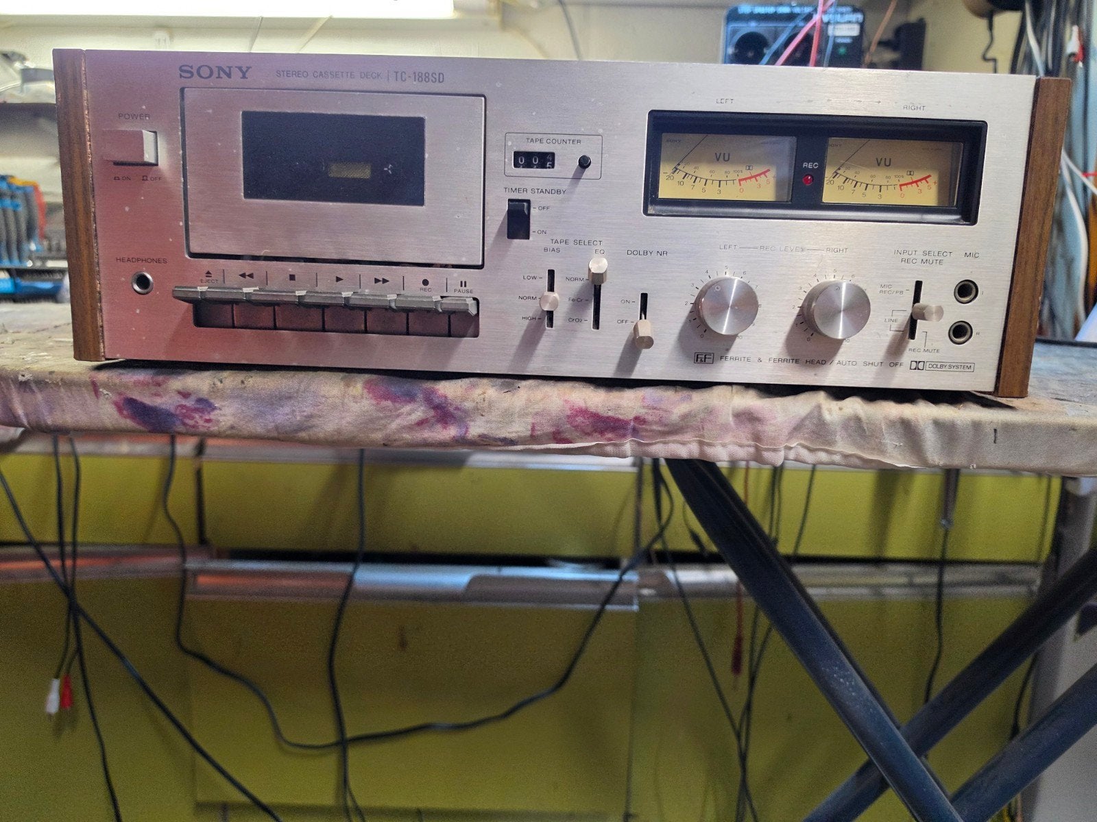 deck cassette sony TC-188SD, Audio, Tv en Foto, Ophalen of Verzenden, Enkel, Sony