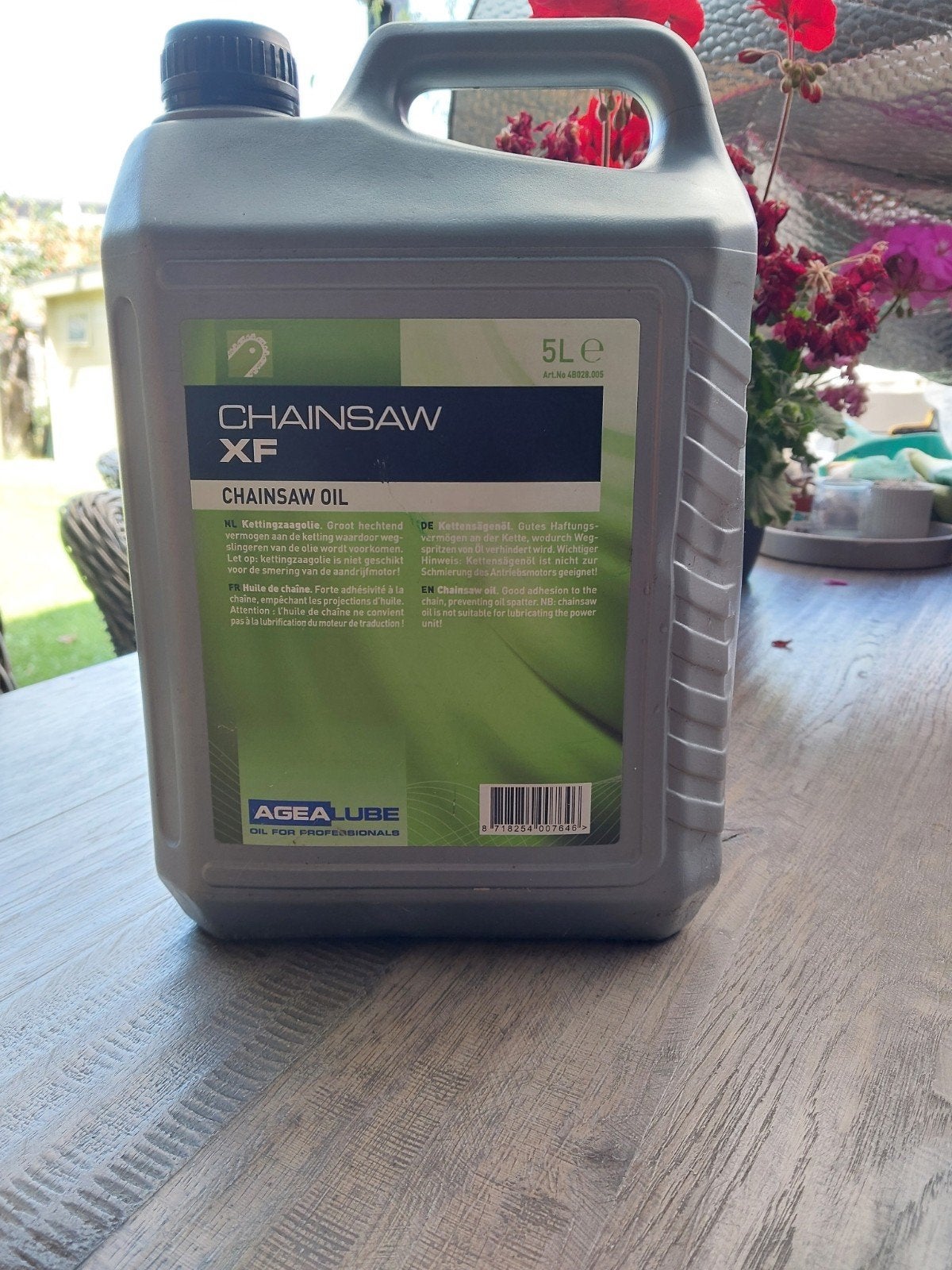 5l kettingzaag olie, Jardin & Terrasse, Sécateurs, Enlèvement ou Envoi