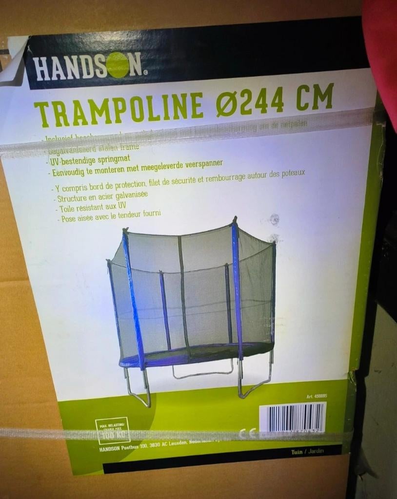 Trampoline, Ophalen