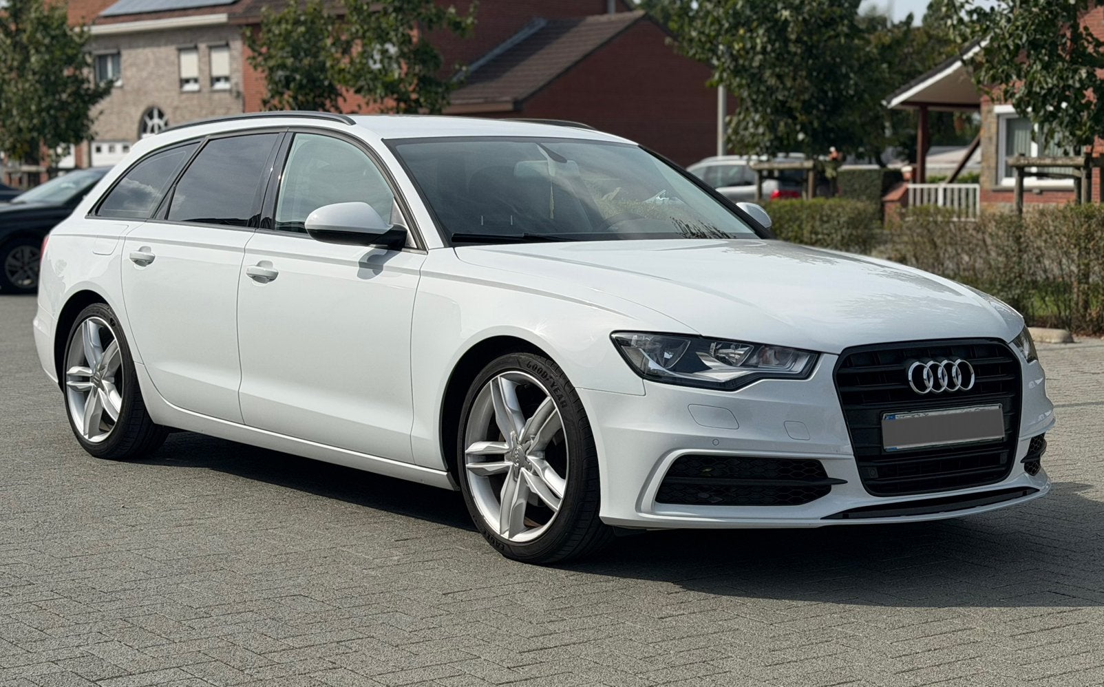 Audi A6 2.0 TDI S-line look 177 PK 2012 BLANCO GEKEURD, Autos, Cuir, Euro 5, Achat, Entreprise