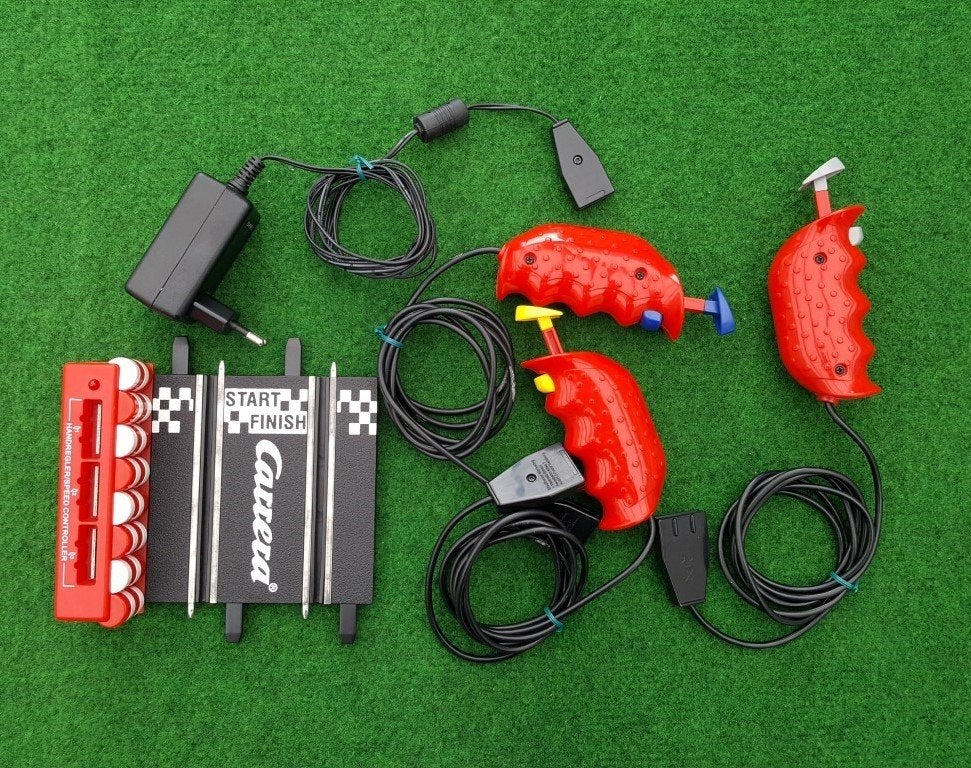 Carrera digital 143: blackbox + transfo + 3 regelaars, Carrera, Ophalen of Verzenden, Elektrisch, Racebaan
