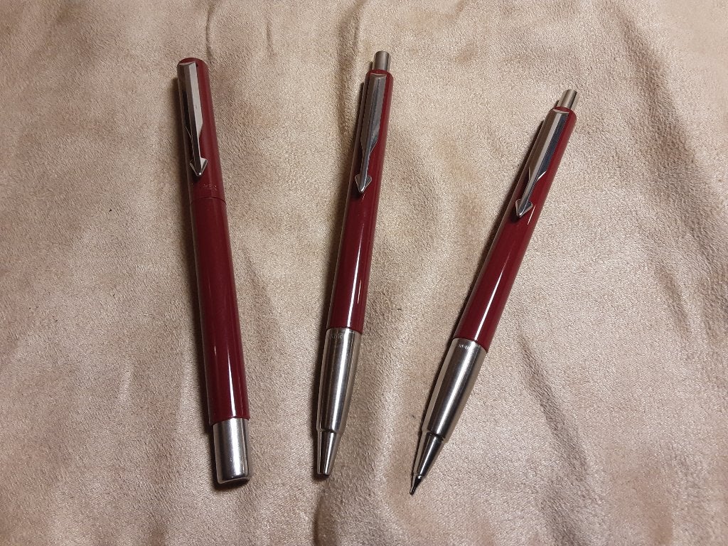 Parker Vector burgundy set RB/BP/MP, Neuf, Ensemble de stylos, Enlèvement, Avec boîte