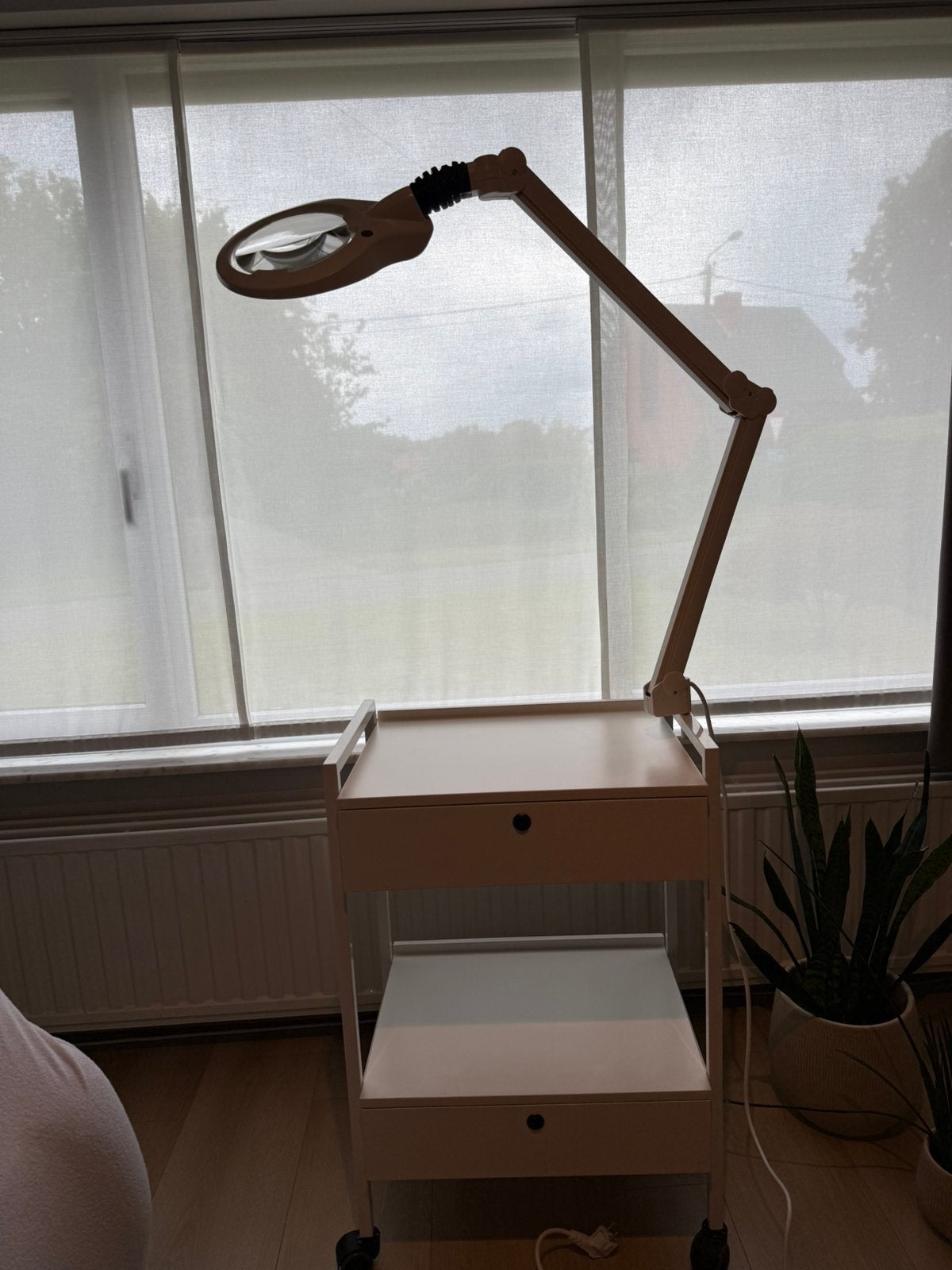 Luxo circus LED loeplamp 3.5D wit, Ophalen, Zo goed als nieuw, Loeplamp
