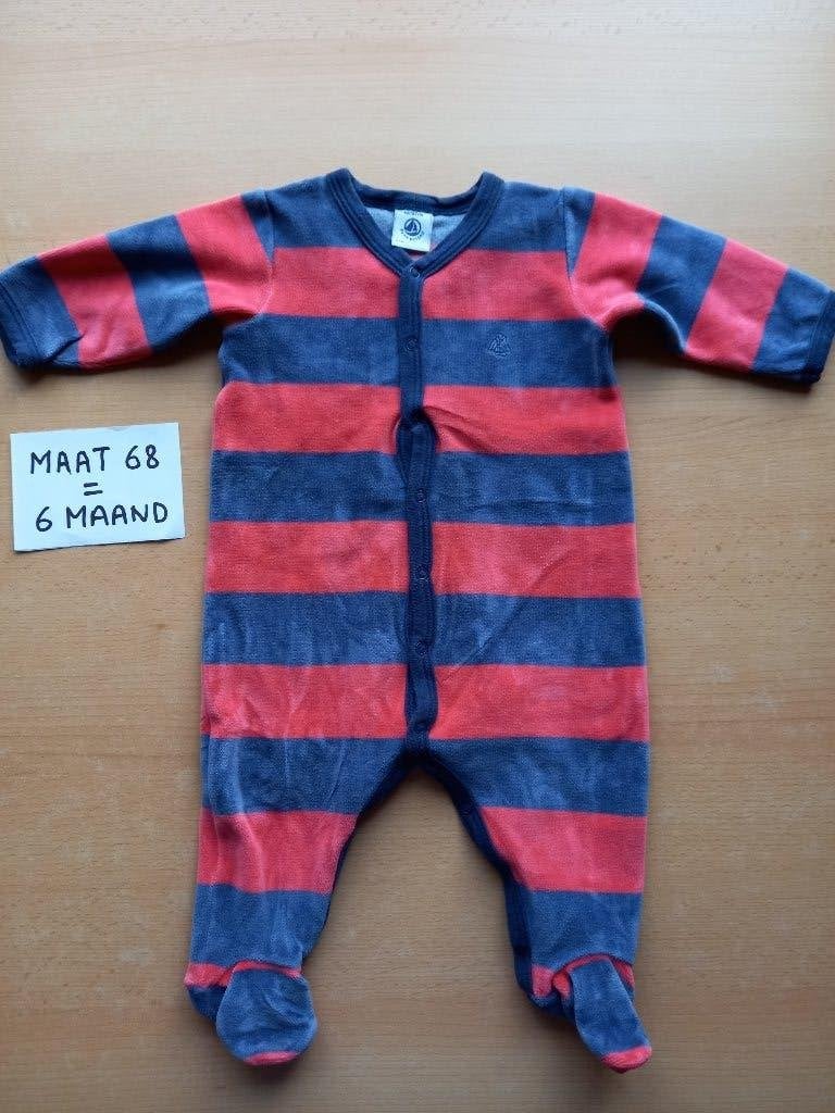 Nieuwstaat pakket kruippakjes maat 68, Kinderen en Baby's, Jongetje of Meisje, Ophalen of Verzenden, Pakje, Petit Bateau