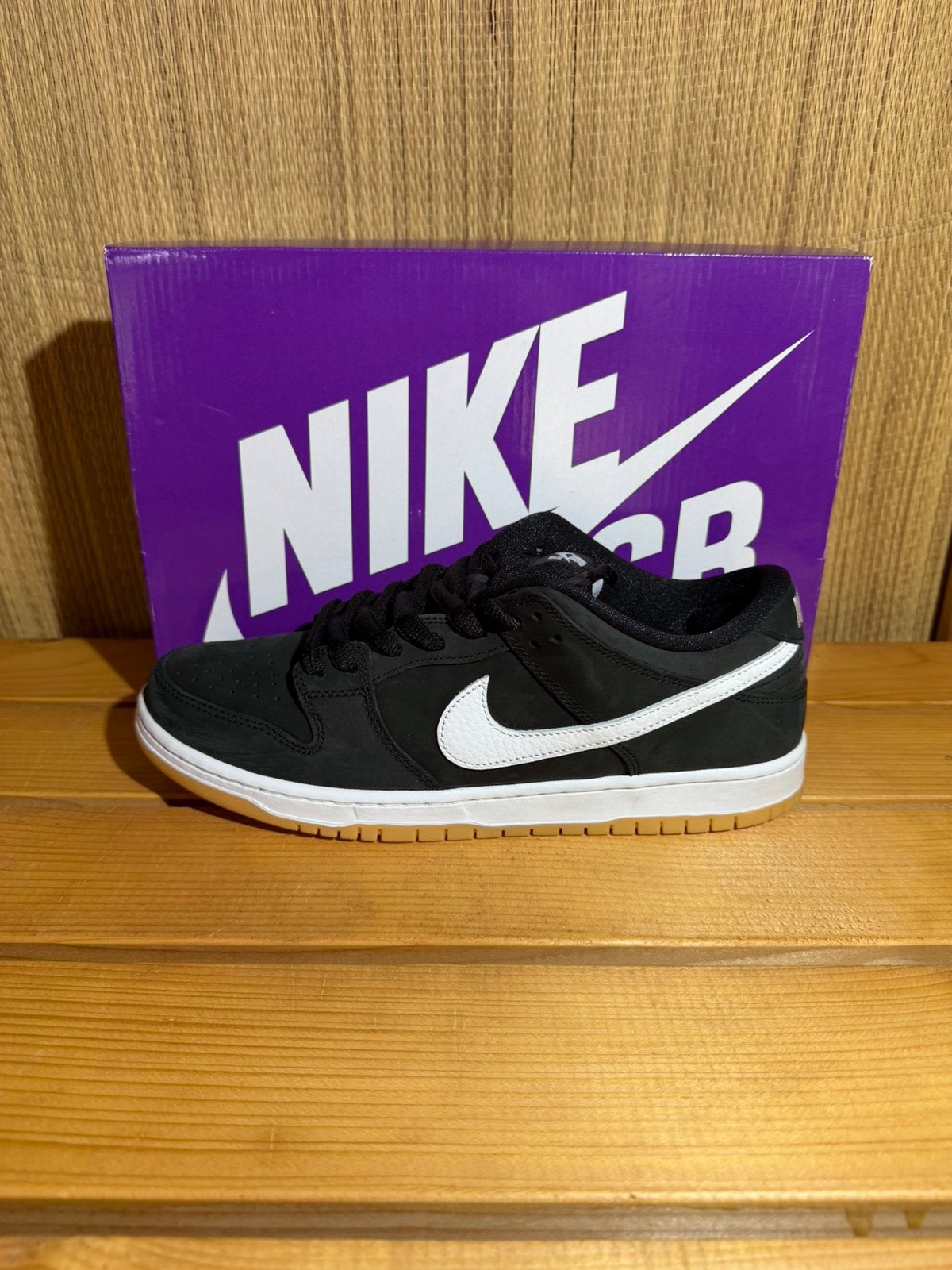 Nike SB Dunk Low Pro Black Gum, Ophalen of Verzenden, Nieuw