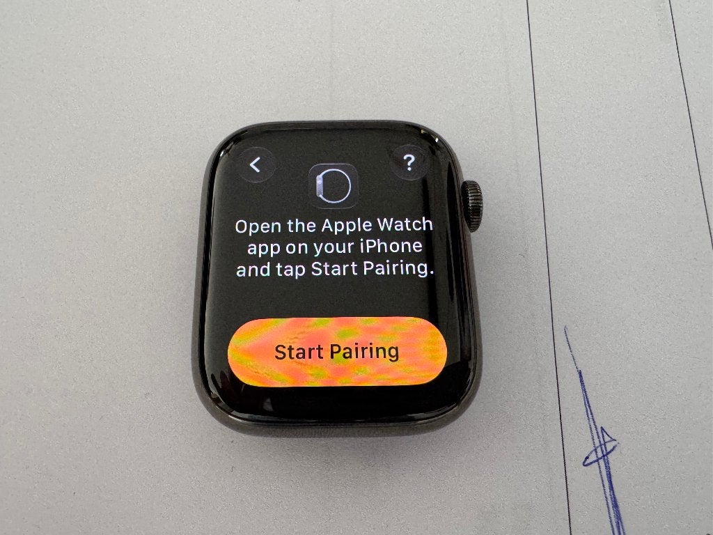 Apple Watch serie 9 45mm Graphite + 2 bands, Étanche, Gris, Battement de coeur, IOS