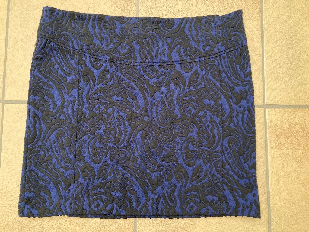 Blauw gebloemde rok, Vêtements | Femmes, Jupes, Taille 46/48 (XL) ou plus grande, Enlèvement ou Envoi, Au-dessus du genou, Comme neuf