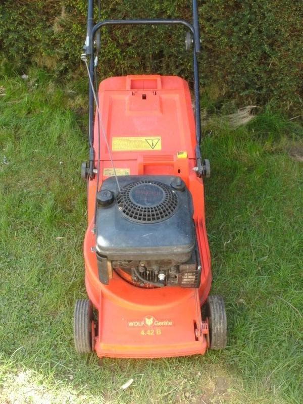 grasmachine WOLF 4.42B, Tuin en Terras, Ophalen, Opvangbak